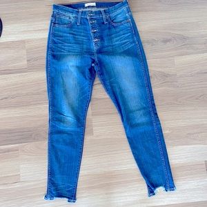 Madewell 10” High Riser Skinny Skinny - Size 31